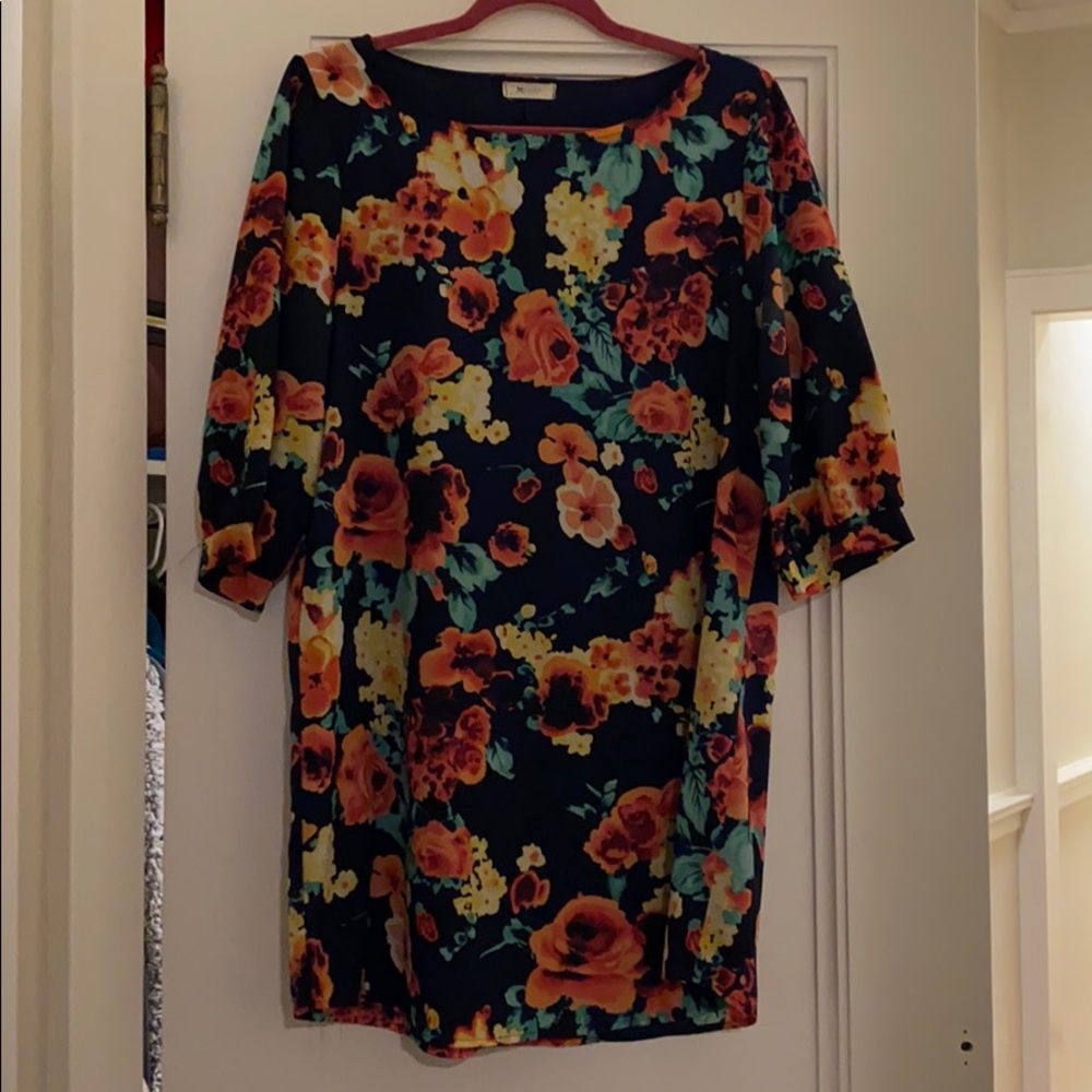 Beautiful Floral Mini Dress